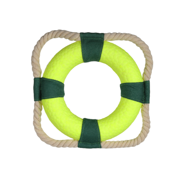 AquaLoop: anillo flotante para juegos de perros y cuerda, juguetes acuáticos interactivos indestructibles para perros