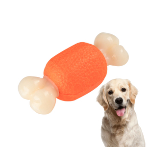 El perro de masticación flotante E-TPU y de nylon de Hotsale del Amazonas juega el juguete Molar-resistente de la forma del hueso 