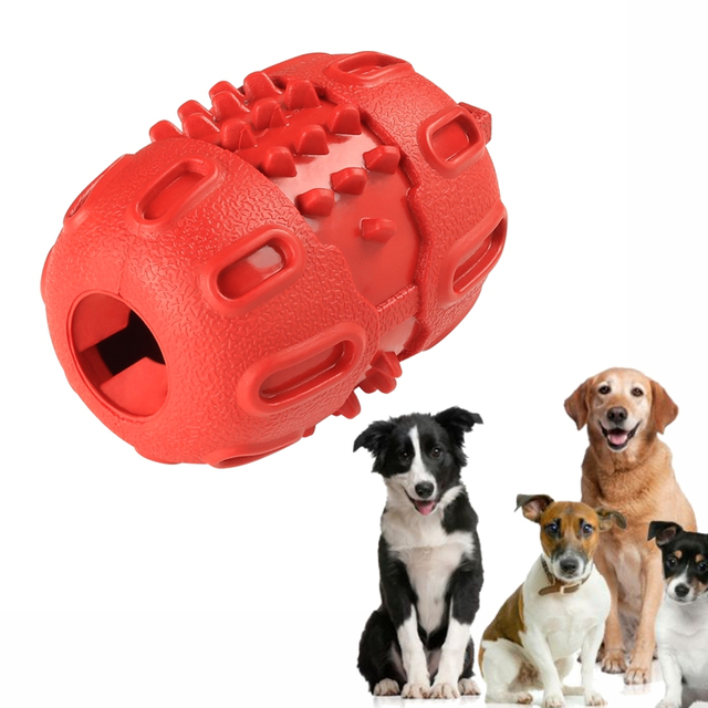 Nuevo lanzamiento, venta al por mayor, juguetes de goma para perros, juguetes dispensadores de comida para perros, masticables