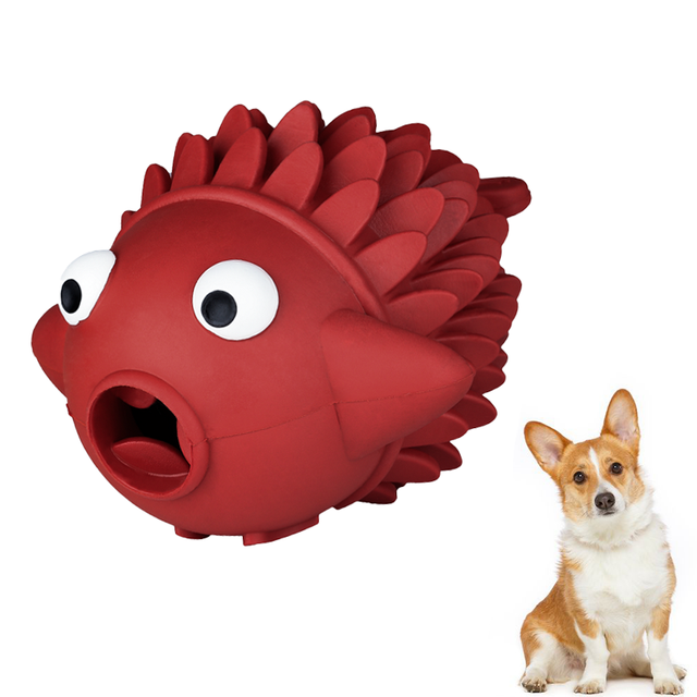 Juguetes para perros antiansiedad fabricados con dispensador de golosinas masticables de caucho 100% natural Juguetes para perros tranquilos