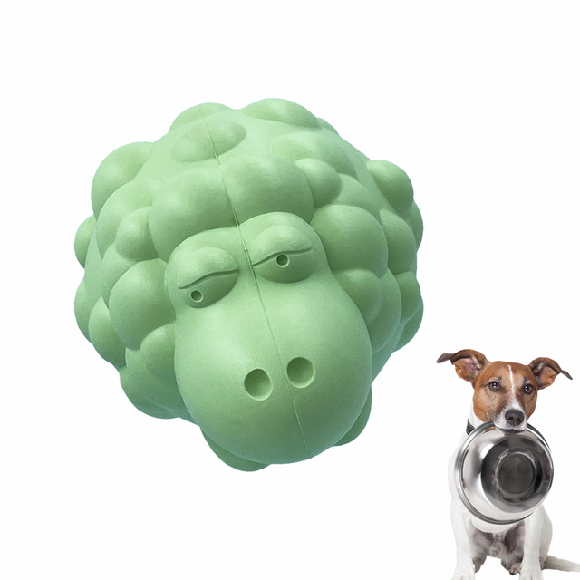 Juguete chillón del Chew del perro de los dientes limpios masticables del nuevo diseño de goma de las ovejas del fabricante del juguete del perro pequeño