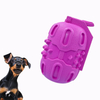2022 juguetes que se escapan respetuosos del medio ambiente durables de la comida del nuevo diseño de la granada del perro del rosa del juguete que se escapa para los perros