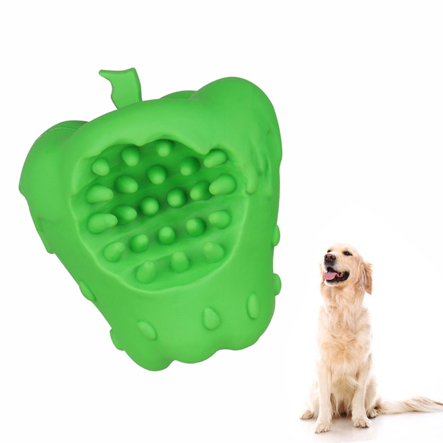 La nueva colección de frutas 2022 utiliza caucho natural para hacer juguetes para masticar para perros masticables y chirriantes
