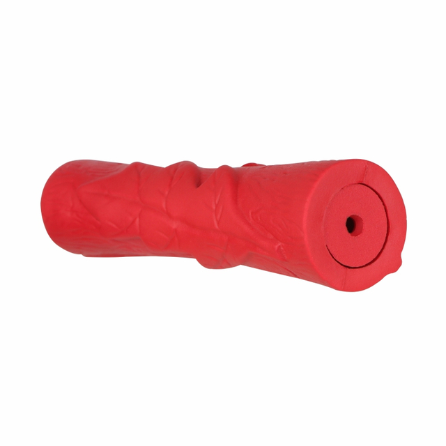 Los dientes durables del caucho natural del perrito del perro de los juguetes chirriantes de los colores multi de OEM/ODM limpian los juguetes chirriantes del Chew