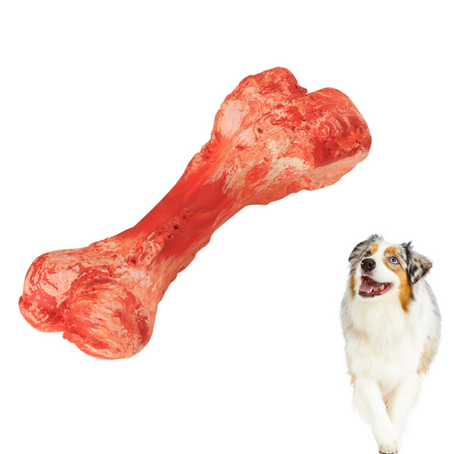 Los dientes del animal doméstico de la venta al por mayor del caucho natural del diseño de la forma del hueso limpian los juguetes únicos del animal doméstico de los juguetes